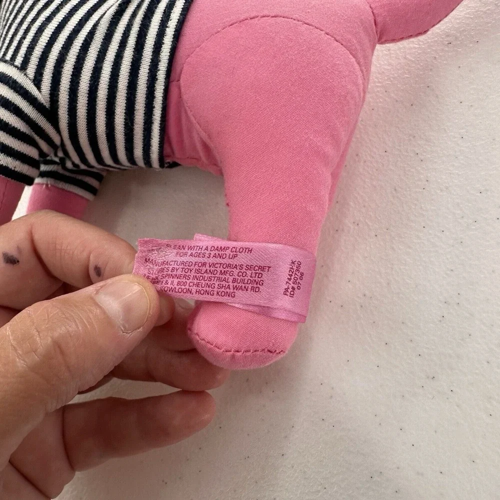 Victorias Secret Pink Dog Plush Striped Anchor Shirt Nautical‎ Hoodie Good Life